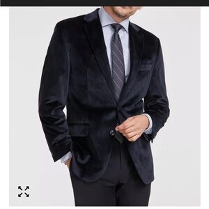 Michael Kors Black Velvet Sport Coat
